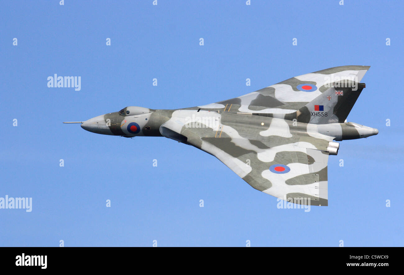 Vulcan bomber Sunderland Air Show 2011, North East England, UK Stock Photo