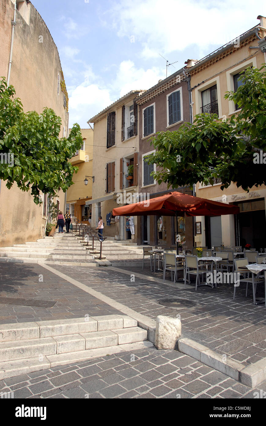 street , Cassis, Provence-Alpes- Cote d'Azur , France Stock Photo