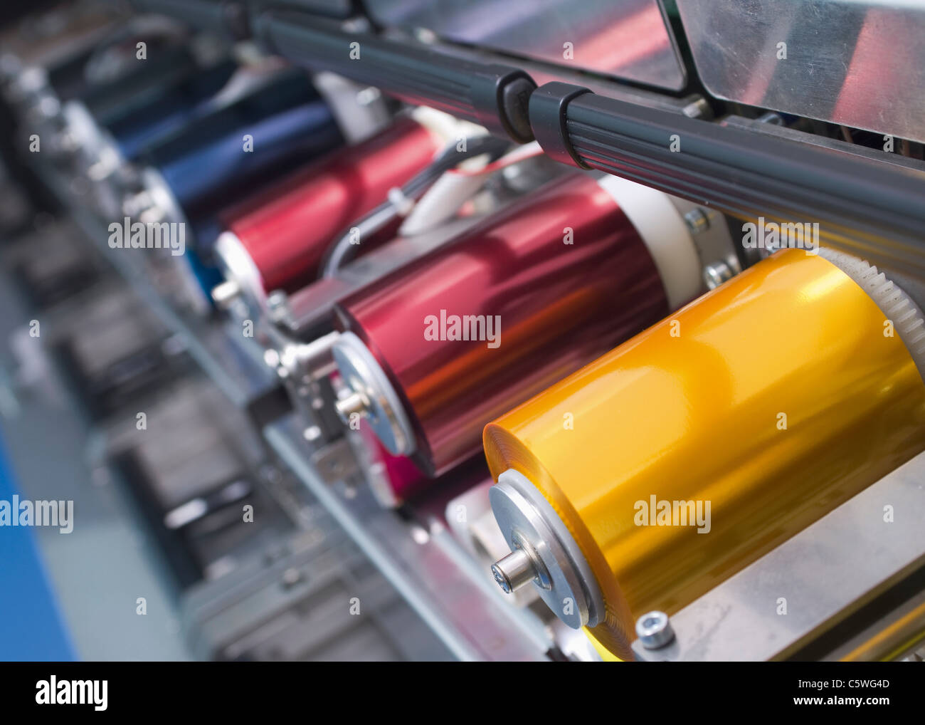 Gel in print Stock Photo