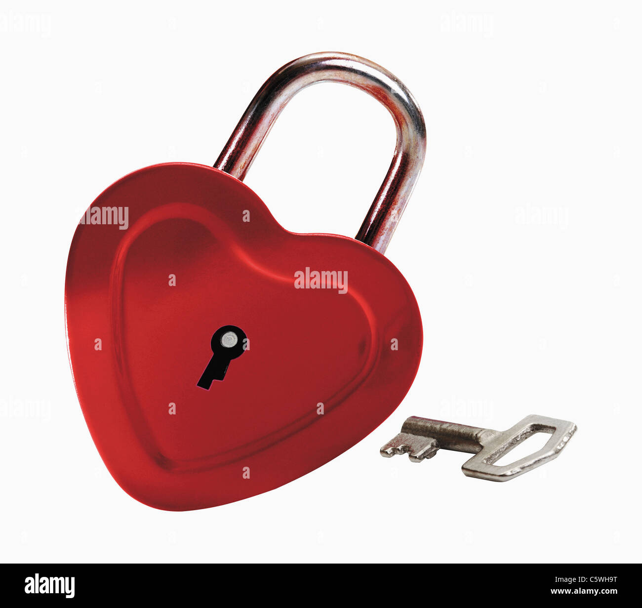 Heart shaped key and lock hi-res stock photography and images - Alamy