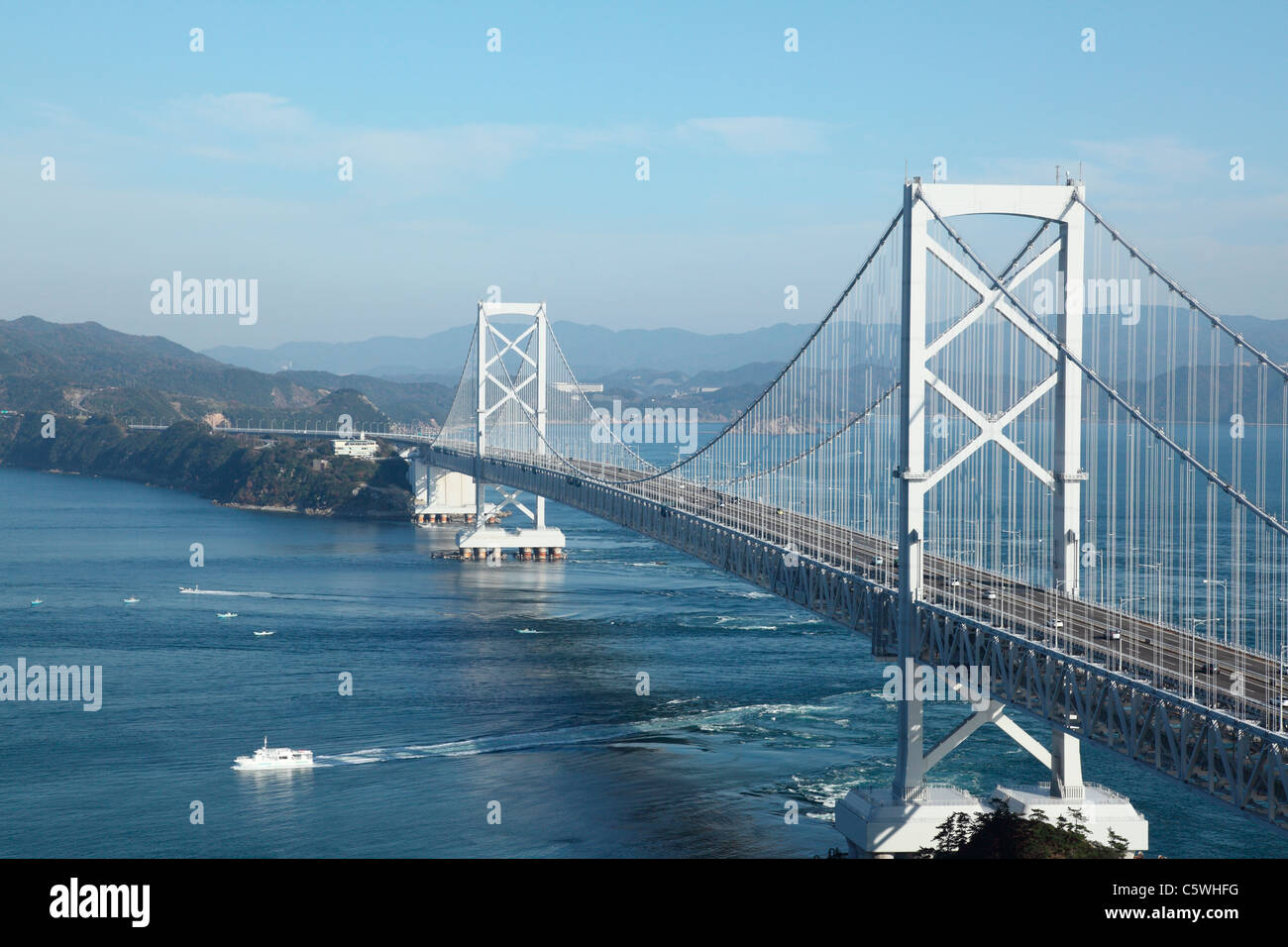 Onaruto Bridge, Naruto, Tokushima, Japan Stock Photo
