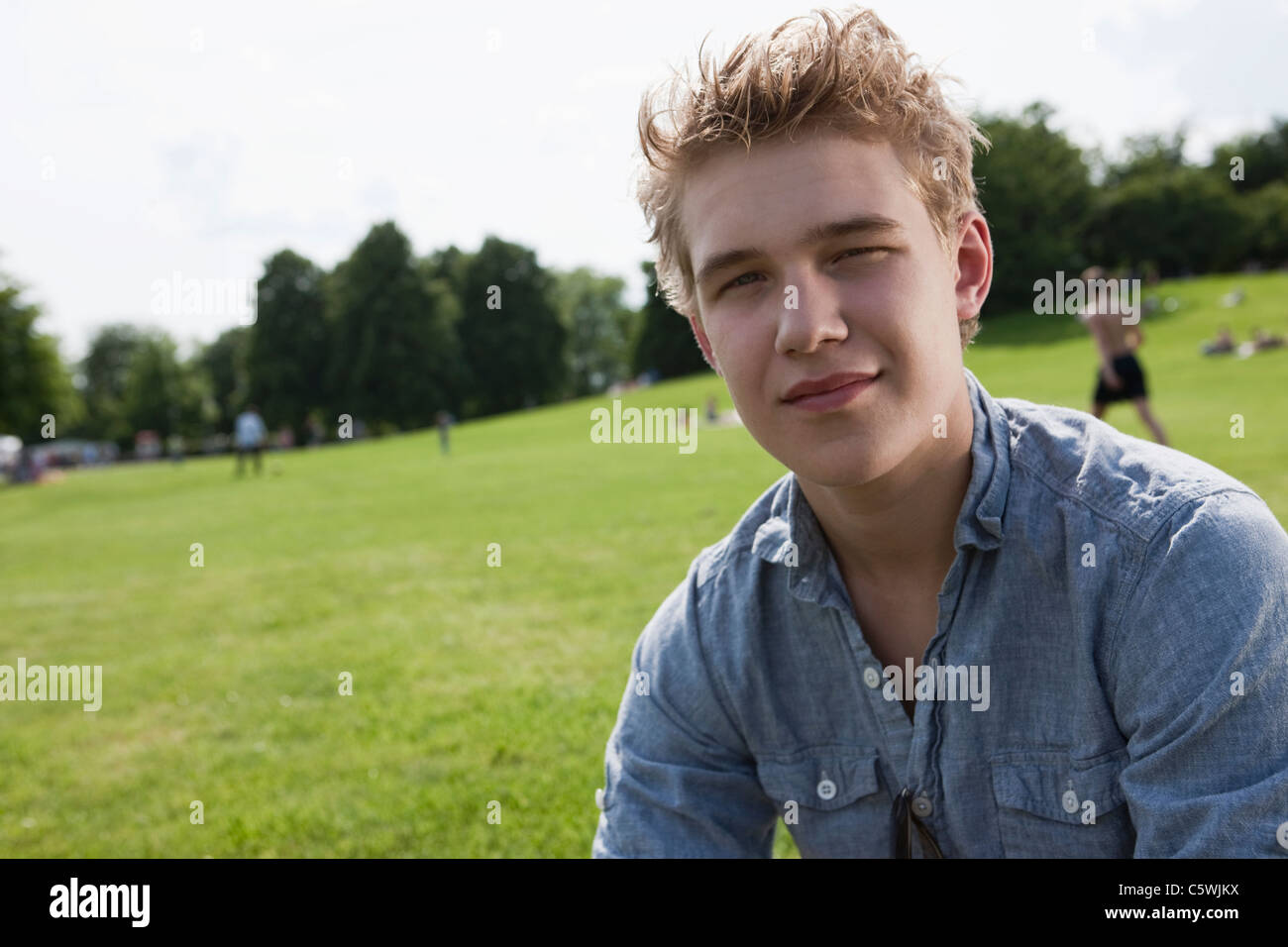Germany, Berlin, Teenage boy portrait Stock Photo - Alamy
