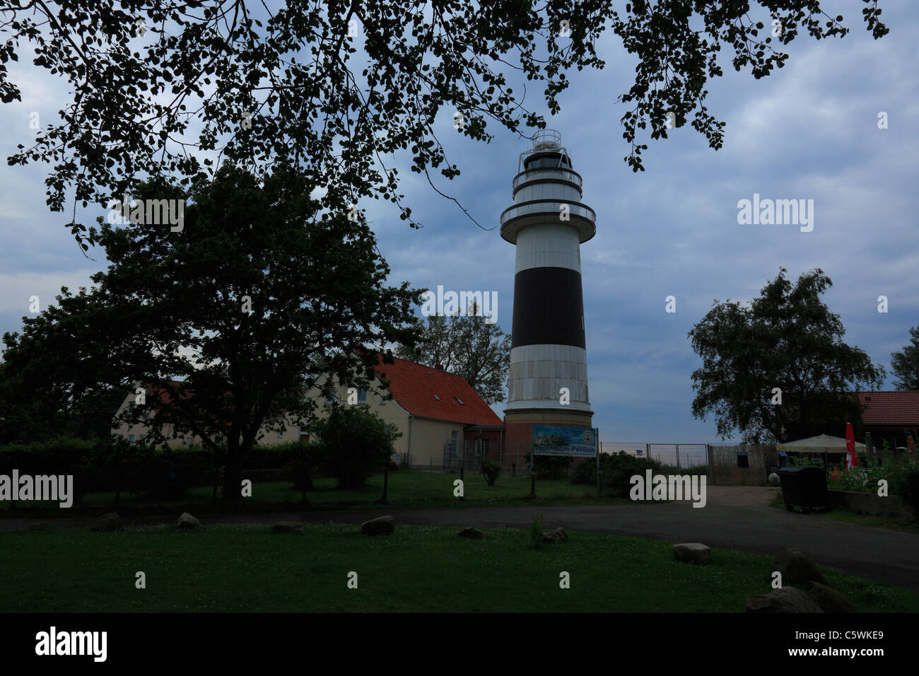 Buelker Leuchtturm im Ostseebad Strande, Daenischer Wohld, Ostsee, Schleswig-Holstein Stock Photo
