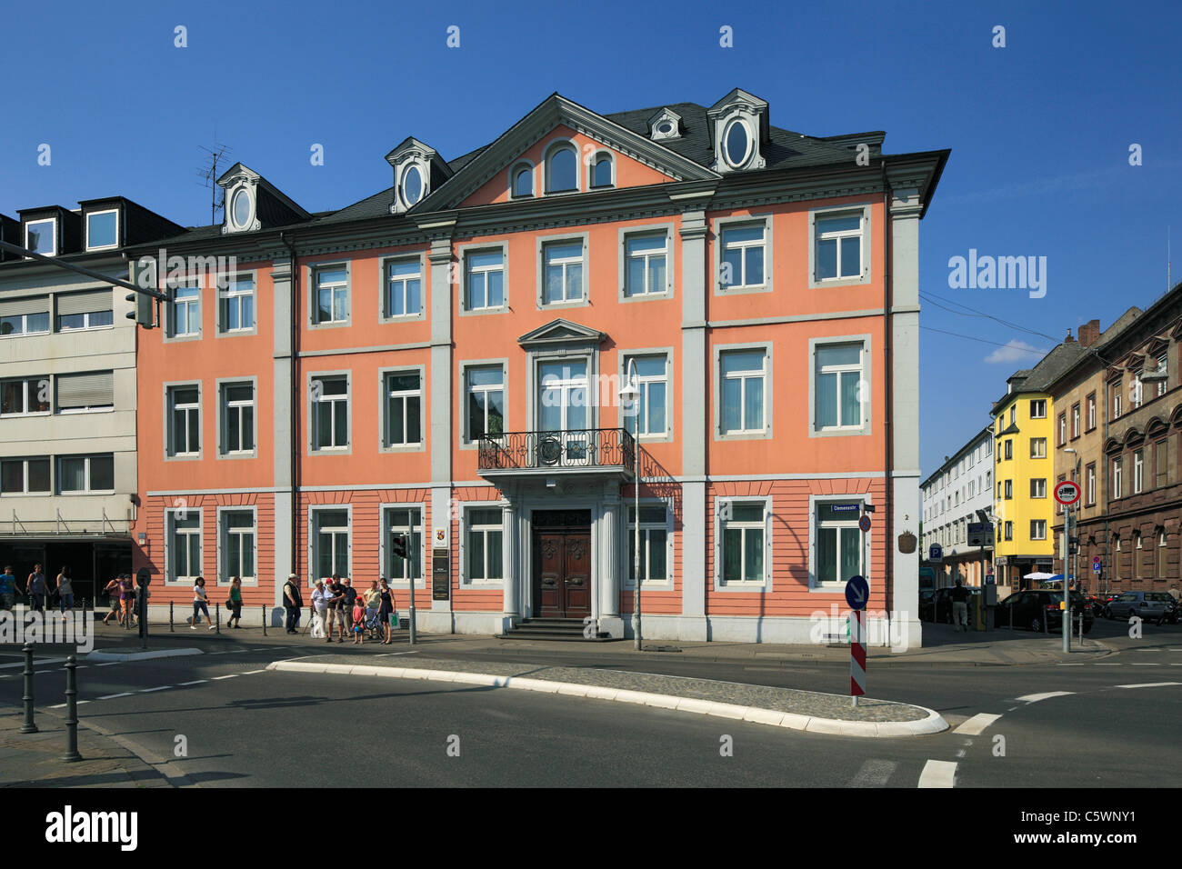 Lassaulxsches Haus auf dem Deinhardplatz in Koblenz, Rheinland-Pfalz Stock Photo