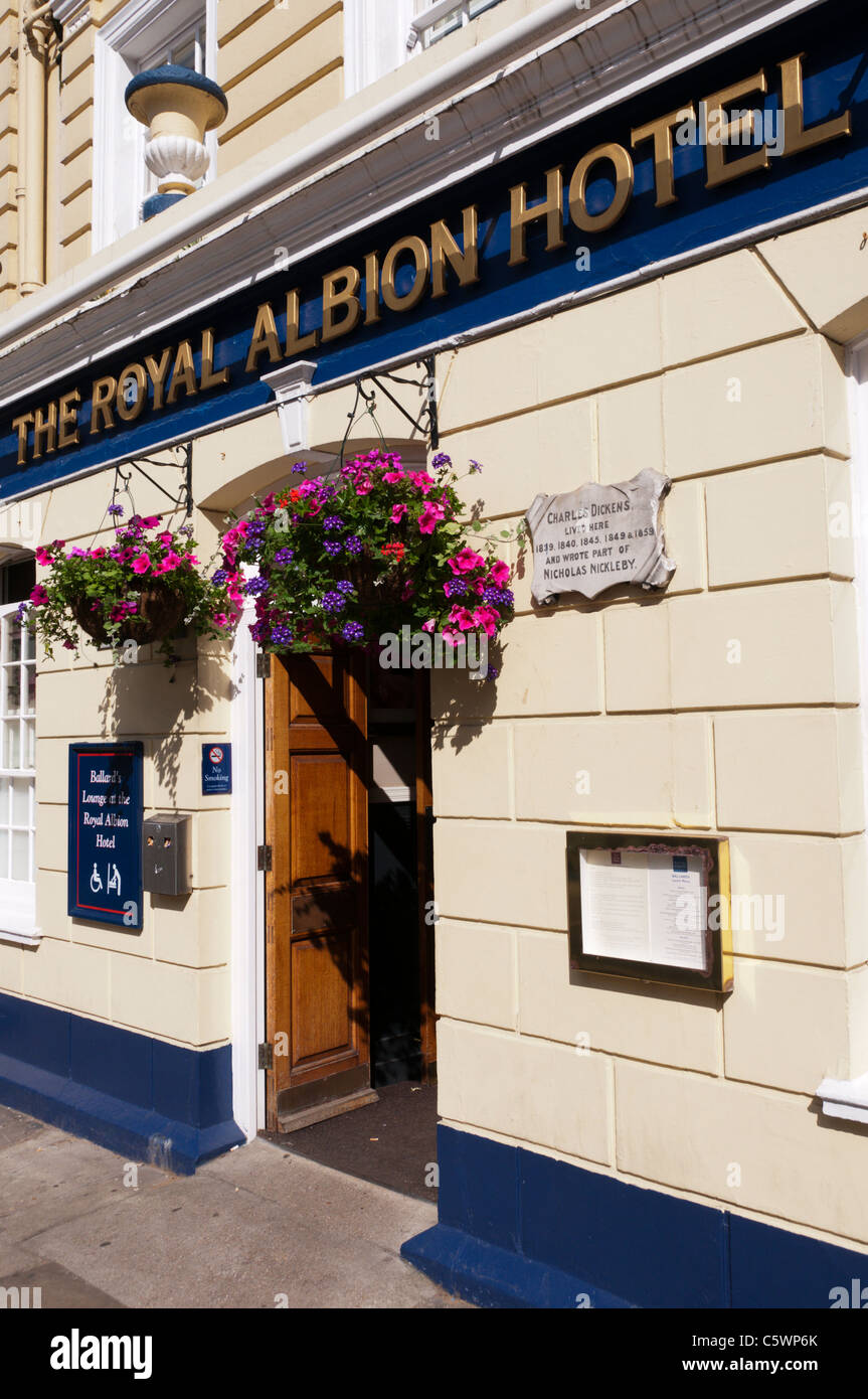 The Royal Albion Hotel in Broadstairs, Kent Stock Photo