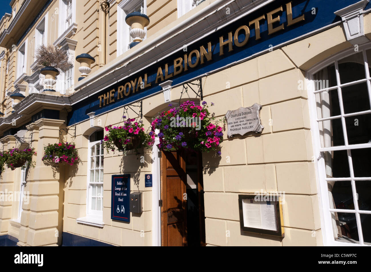 The Royal Albion Hotel in Broadstairs, Kent Stock Photo