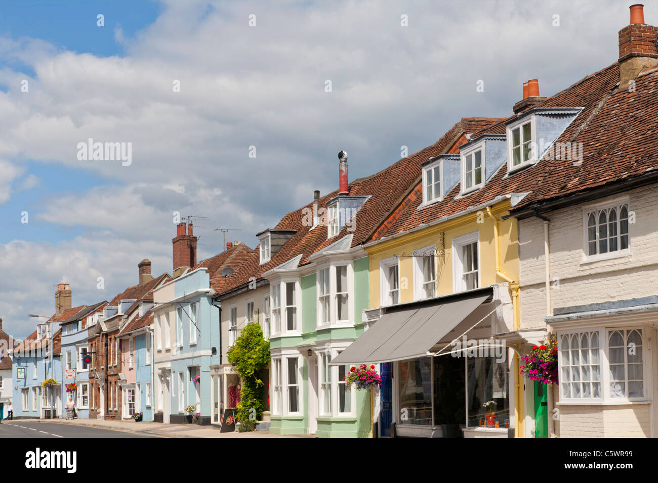 East Street Cottages Alresford Hampshire England UK Stock Photo Alamy