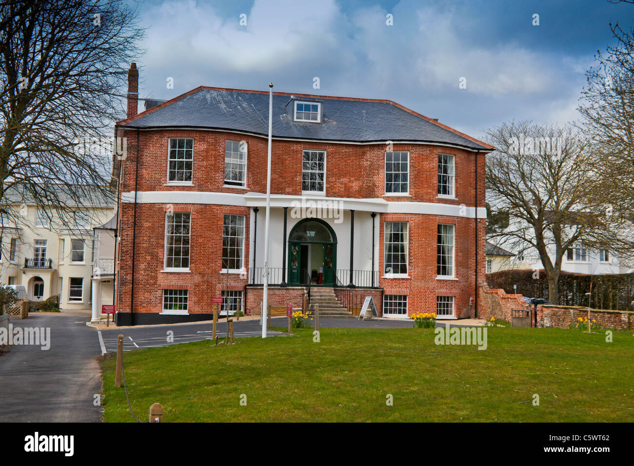 Kennaway House a restored Grade II Listed Regency mansion in Sidmouth, Devon, England, UK Stock Photo