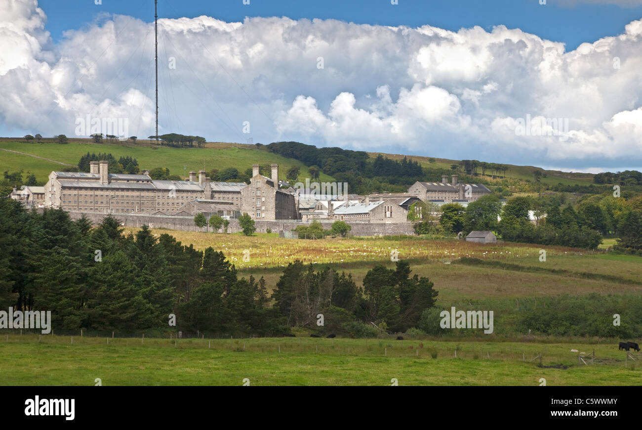 Dartmoor Prison, Princetown, Dartmoor, Devon, England Stock Photo