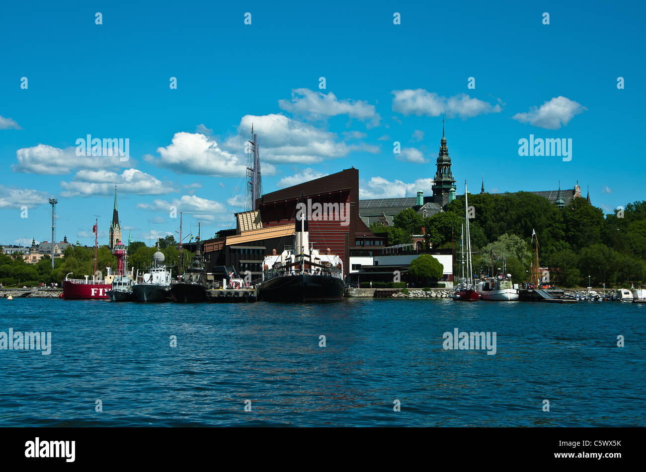 Museum of the royal warship Wasa in Stockholm Stock Photo