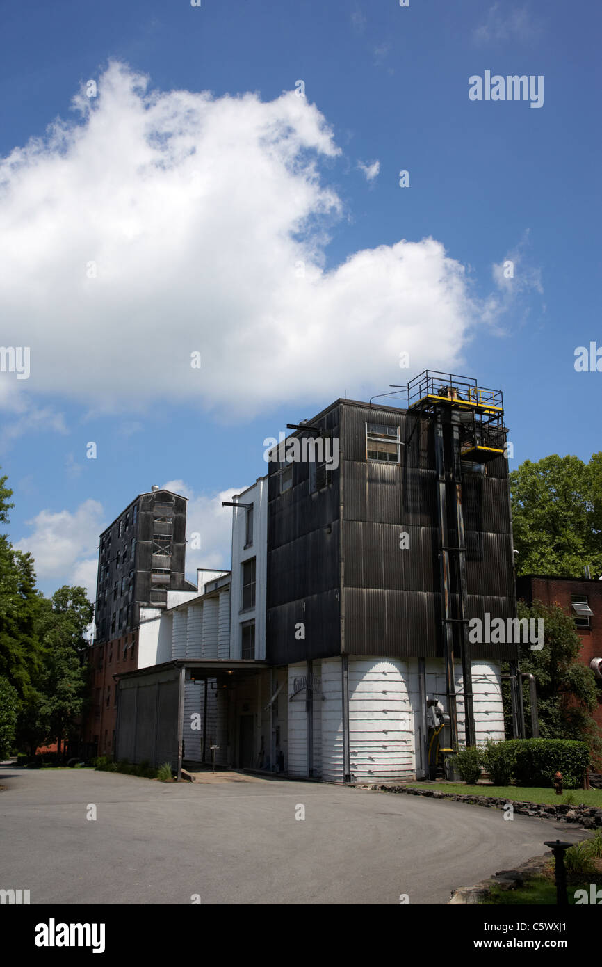 grain mill at jack daniels distillery Lynchburg , tennessee , usa Stock