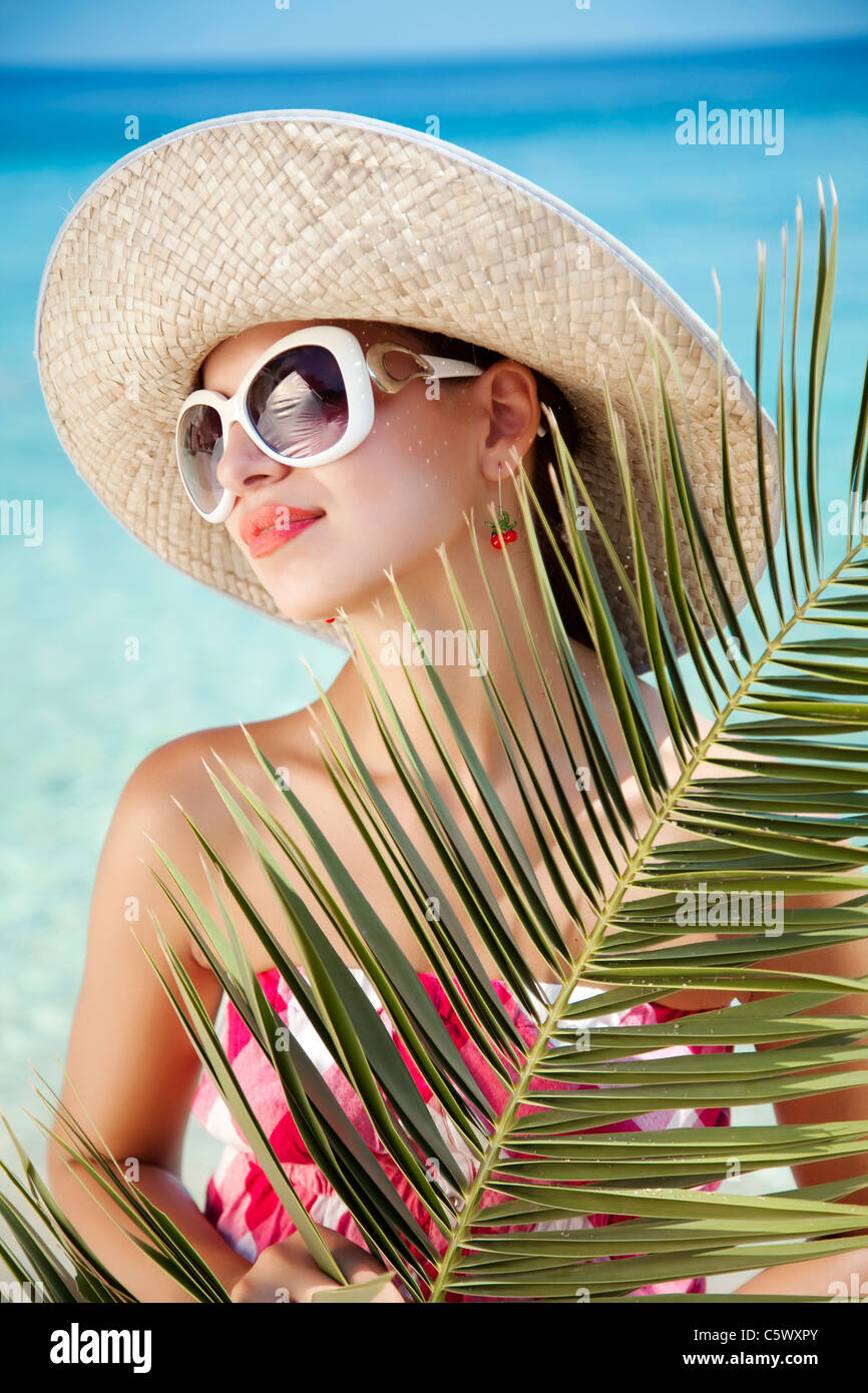 exotic summer beach Stock Photo