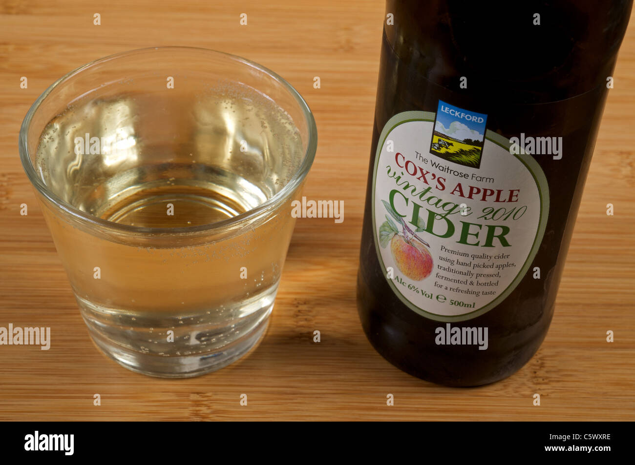 Waitrose Cox's apple cider Stock Photo Alamy