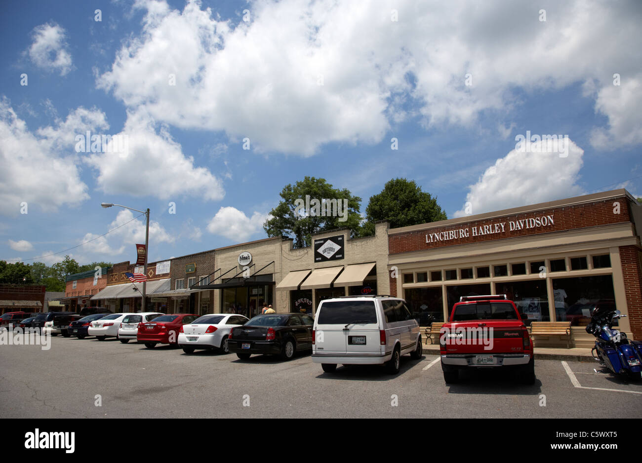 Lynchburg town square shops and stores tennessee , usa Stock Photo Alamy