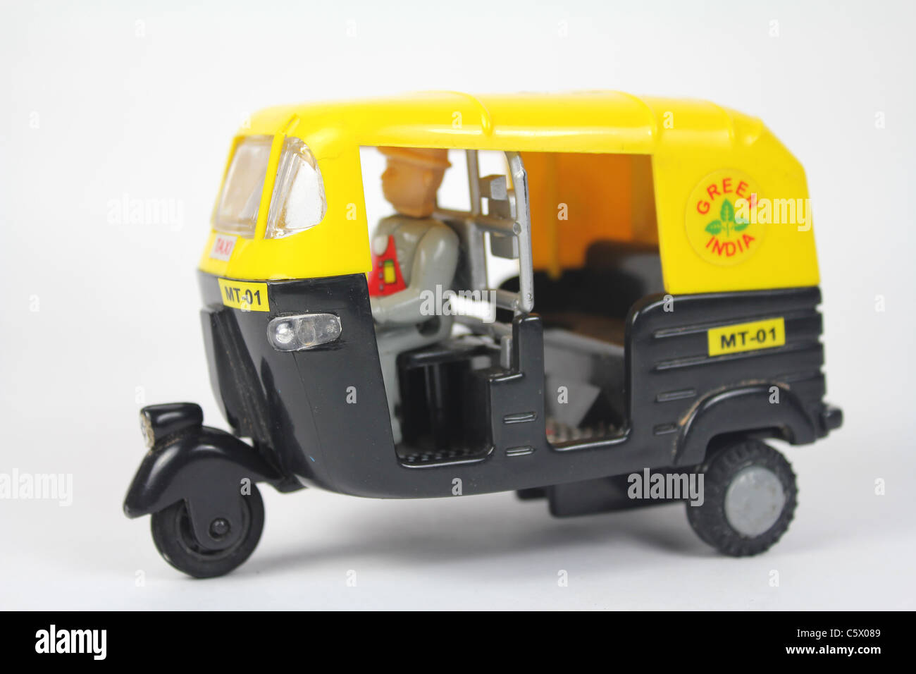 toy auto rickshaw also known as tuk tuk Stock Photo