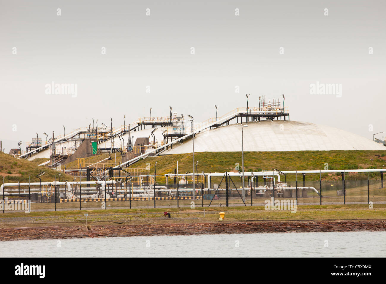 A gas storage depot storing natural gas from the Morecambe Bay gas