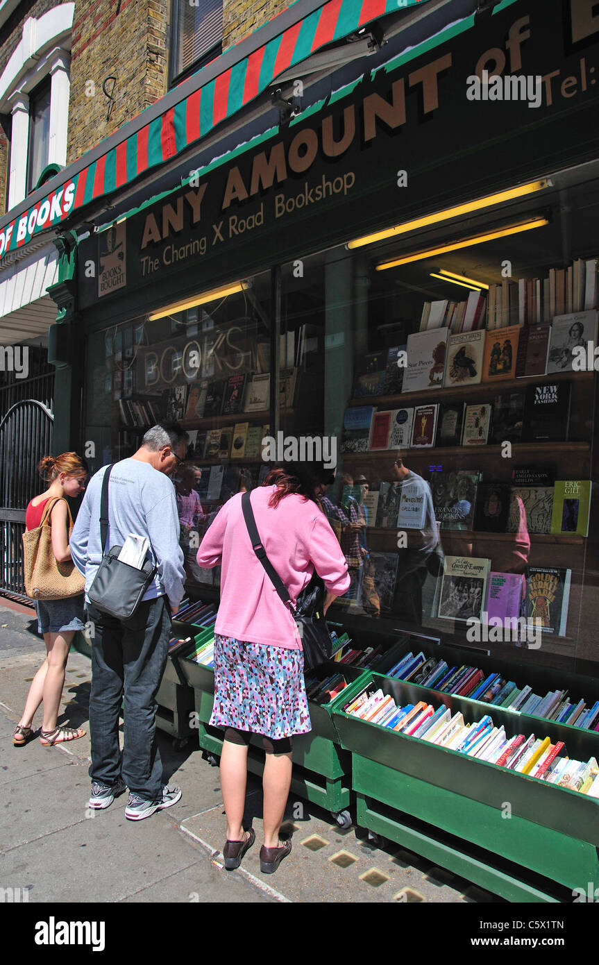 The Charing X Road Bookshop, Charing Cross Road, Covent Garden, City of Westminster, Greater London, England, United Kingdom Stock Photo