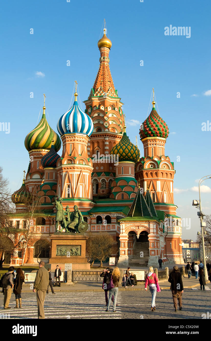 Saint Basil's Cathedral, Moscow, Russia Stock Photo