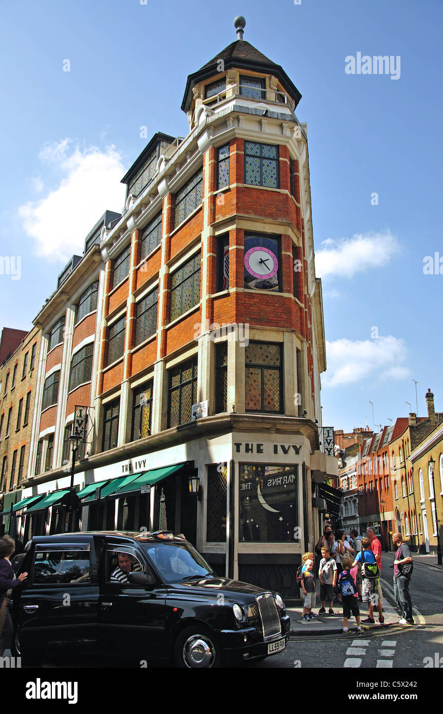 The Club At The Ivy West Street Cambridge Circus West End City Of Westminster Greater London England United Kingdom Stock Photo Alamy