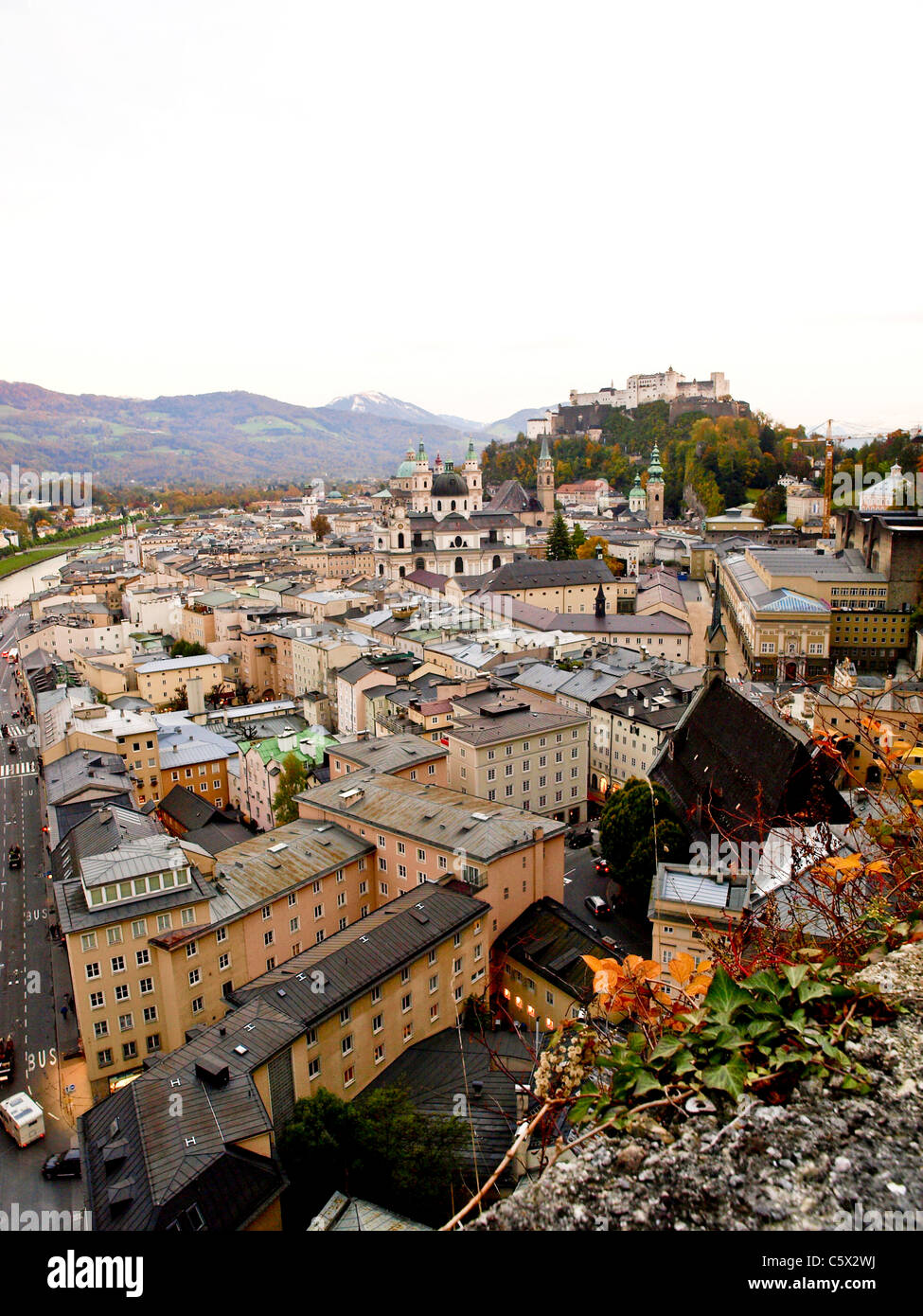 Salzburg, Stadtanischt, Österreich, Salzburg Stadt Stock Photo