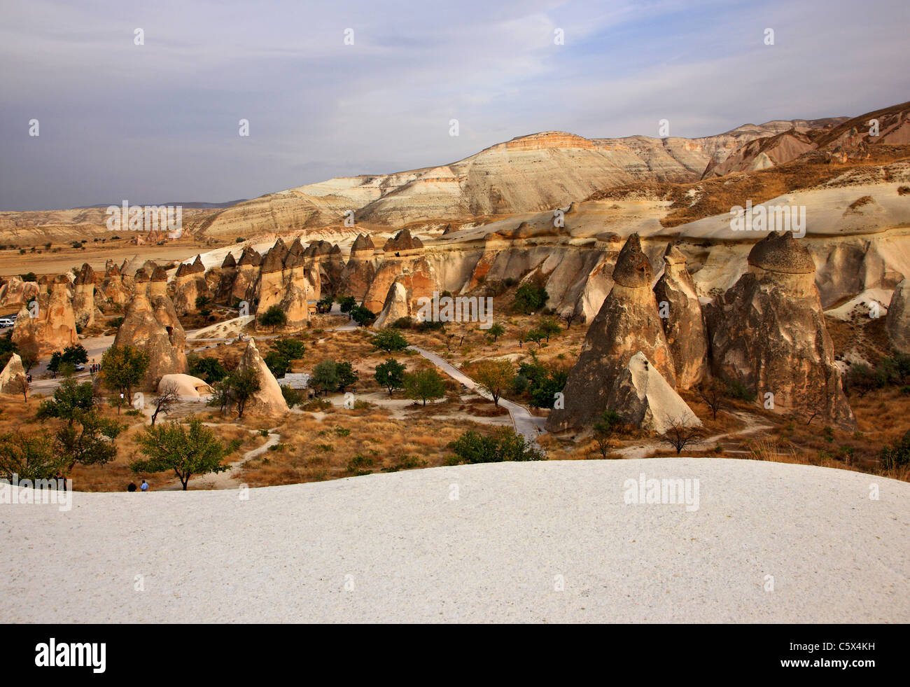 Fairy chimneys in Pasabag, Peribacalari Vadisi, Cappadocia, Turkey Stock Photo