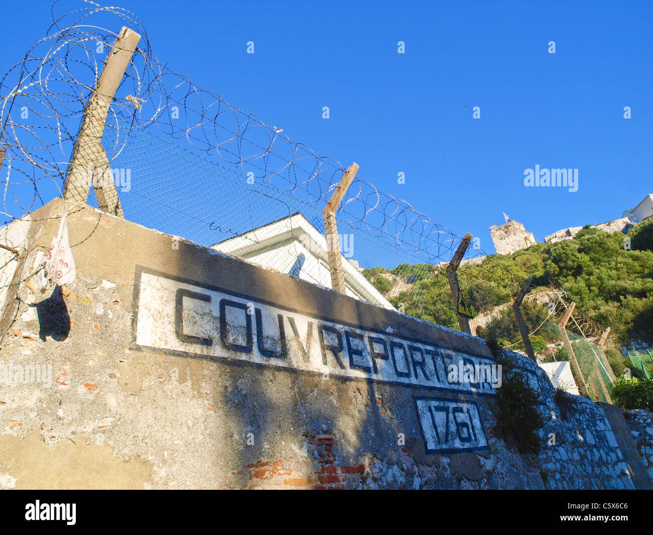 fortress, 1761, Gibraltar Stock Photo Alamy