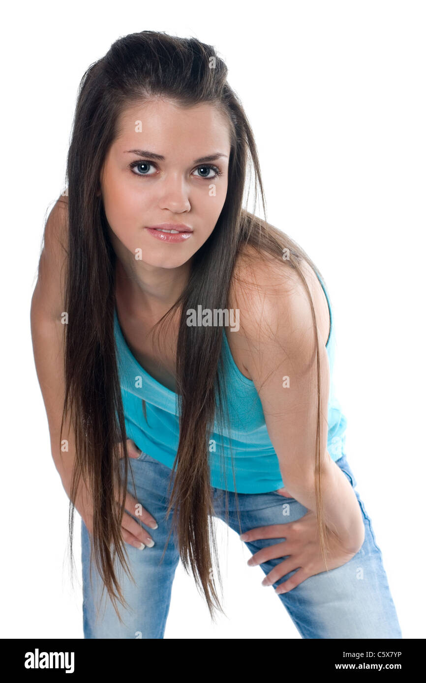 The young beauty girl Stock Photo - Alamy