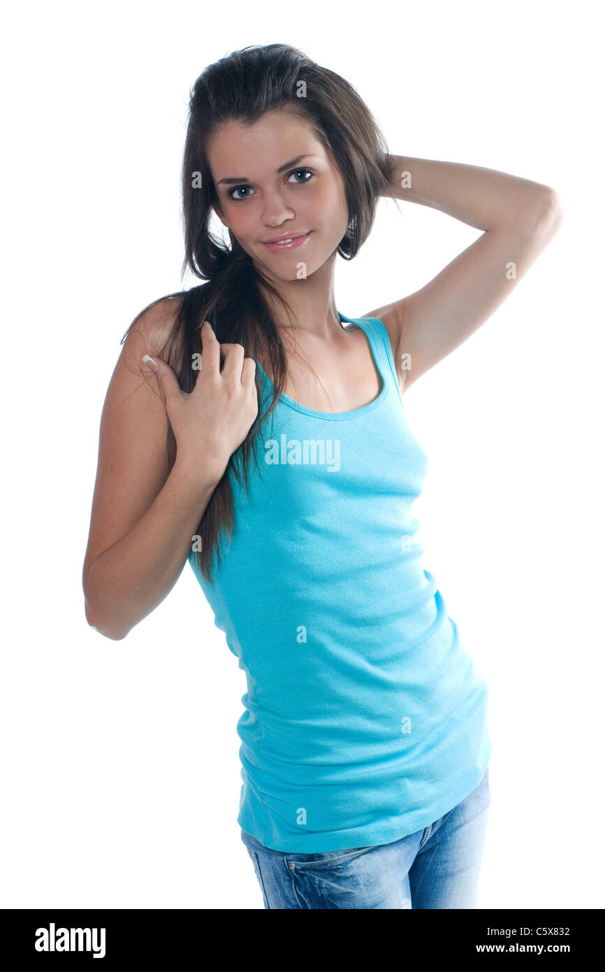 Picture of The young beauty girl Stock Photo - Alamy