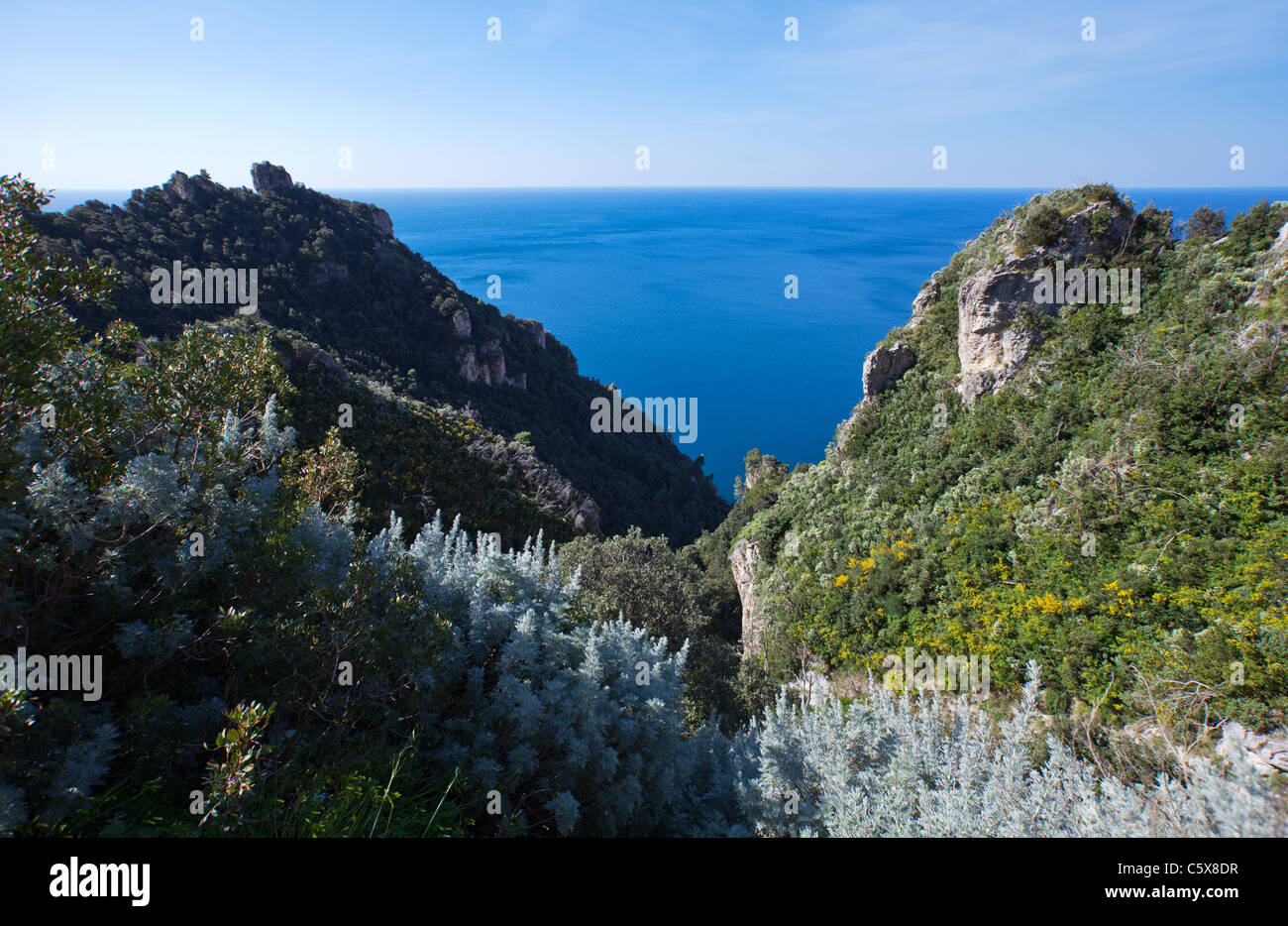 Italy, Amalfitana Coast, Capo D'Orso Stock Photo