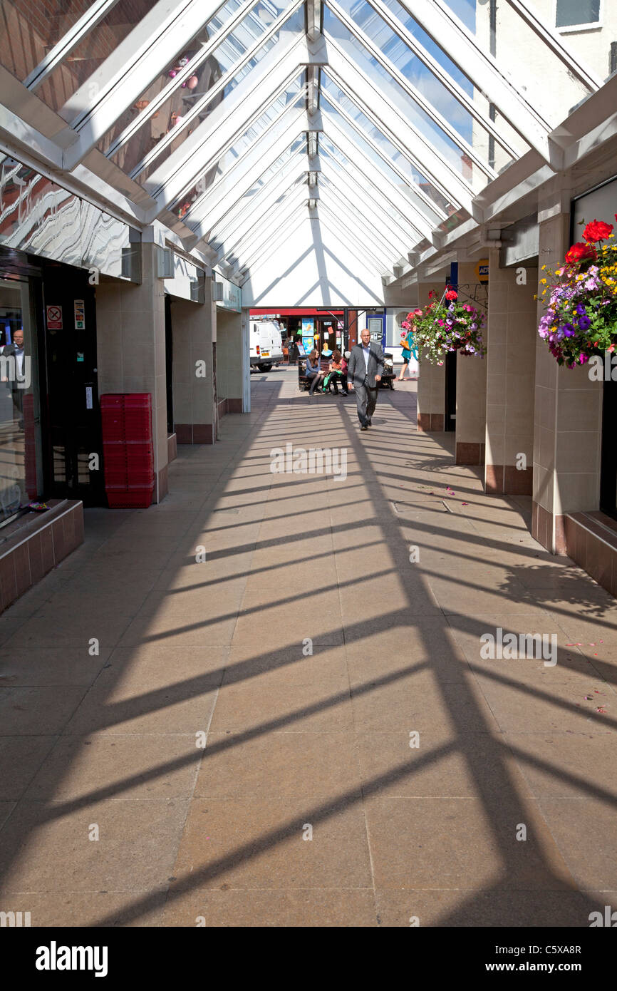 Inside The shopping centre, Stockton Heath, Cheshire Stock Photo