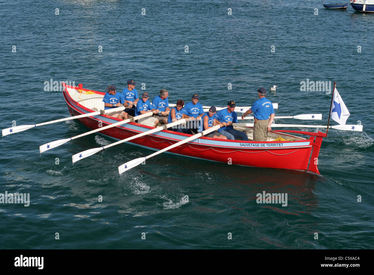 Swiss boat 'Sauvetage de Territet', mairitme event in Douarnenez (Brittany, France). Stock Photo
