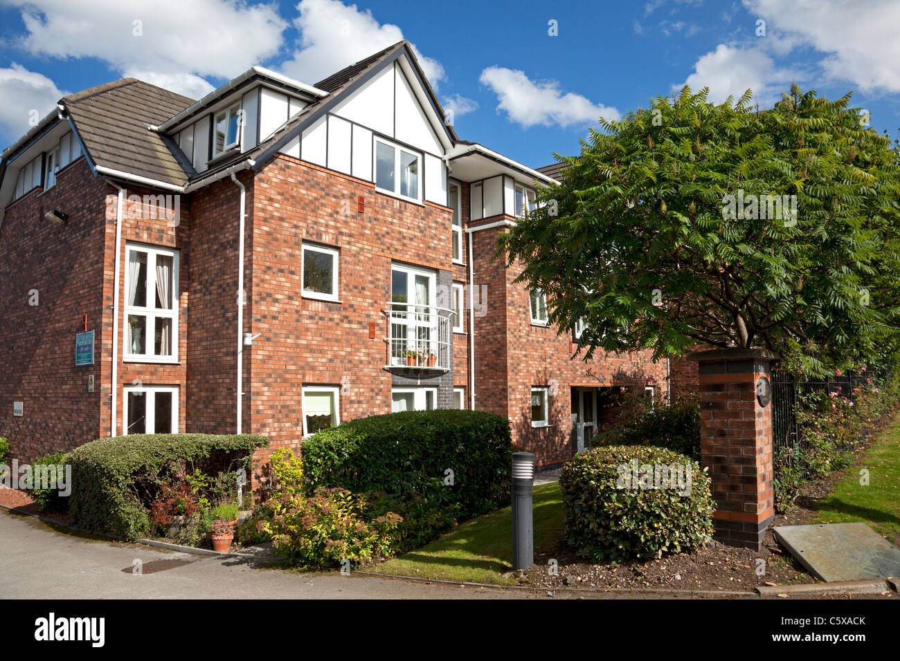Brindley Court retirement apartments, Stockton Heath, Cheshire Stock