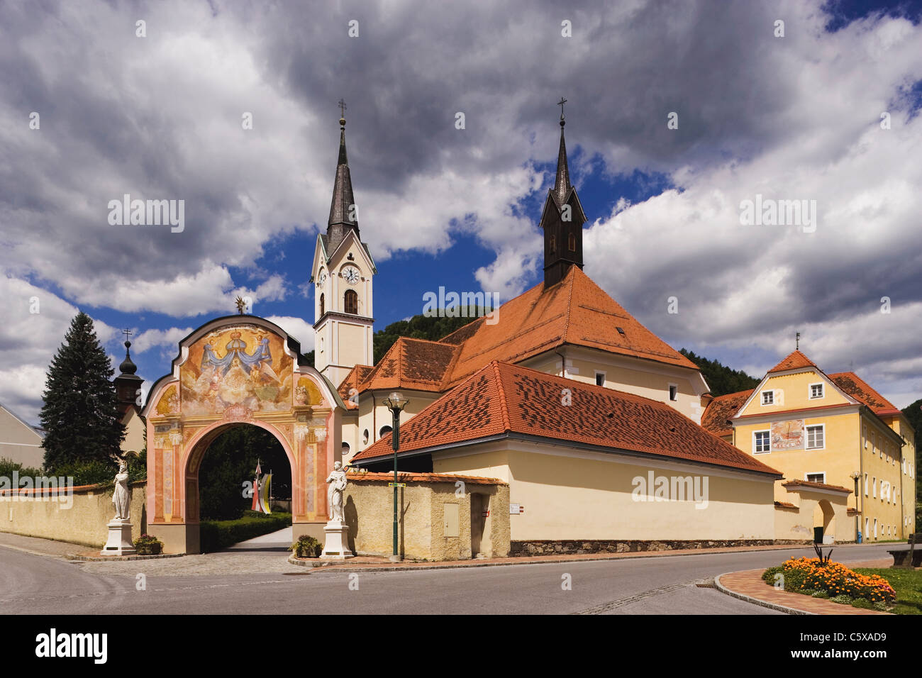 Austria, Steiermark, Maria Lankowitz, Pilgrimage Church Stock Photo