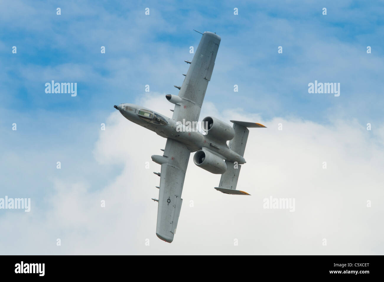 Fairchild Republic A-10C Thunderbolt II from the A-10 West Demo Team of the 354th Fighter Squadron, United States Air Force Stock Photo