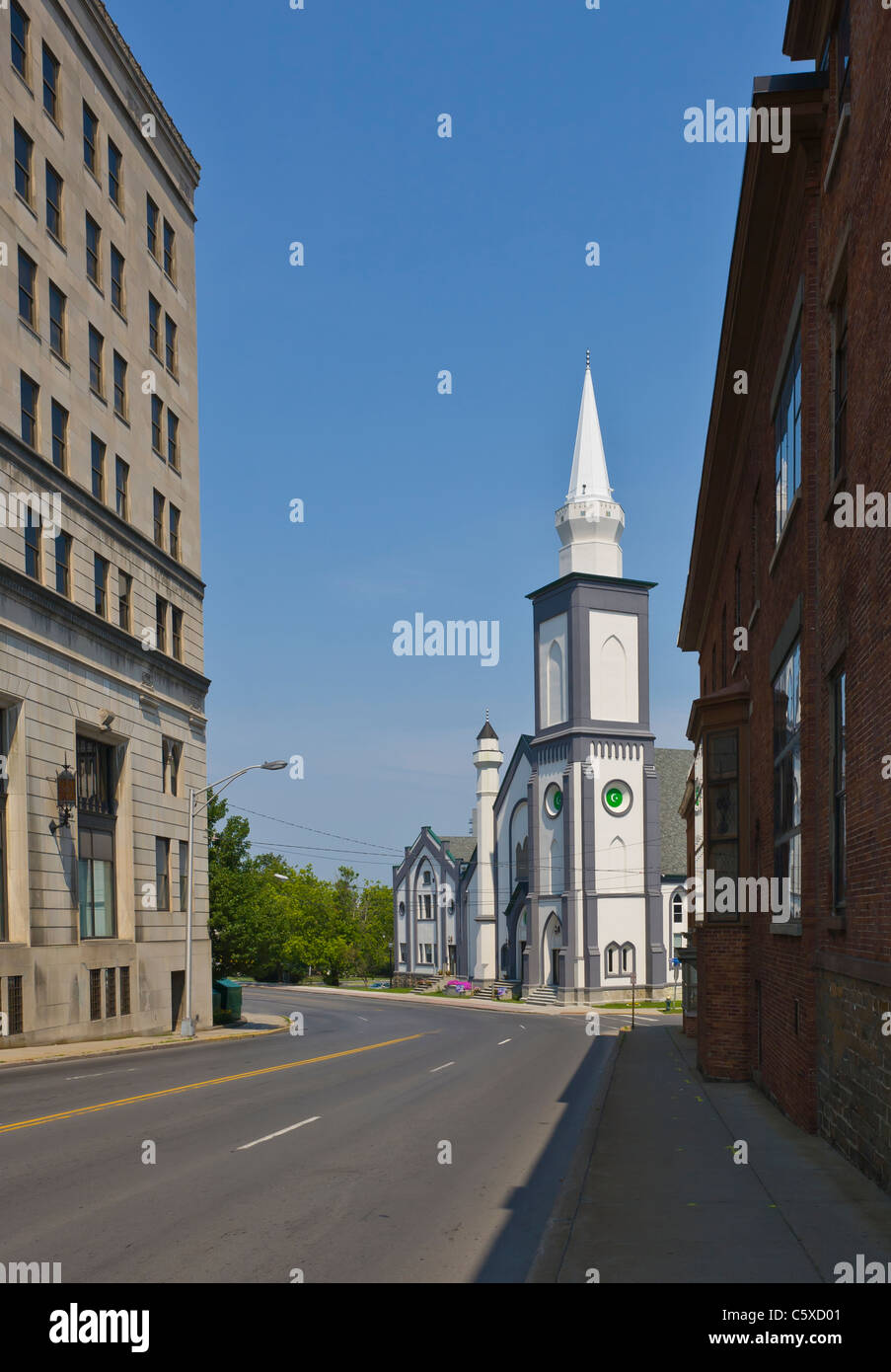 Court Street in downtown Utica New York Stock Photo Alamy