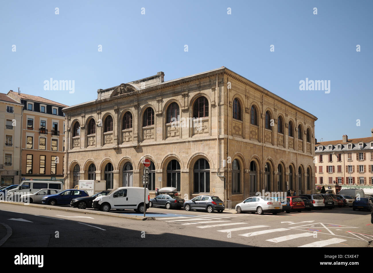 Art Museum or Musee des Beaux Arts et d Archeologie and Municpal Library or Bibliotheque Municipal Vienne France Stock Photo