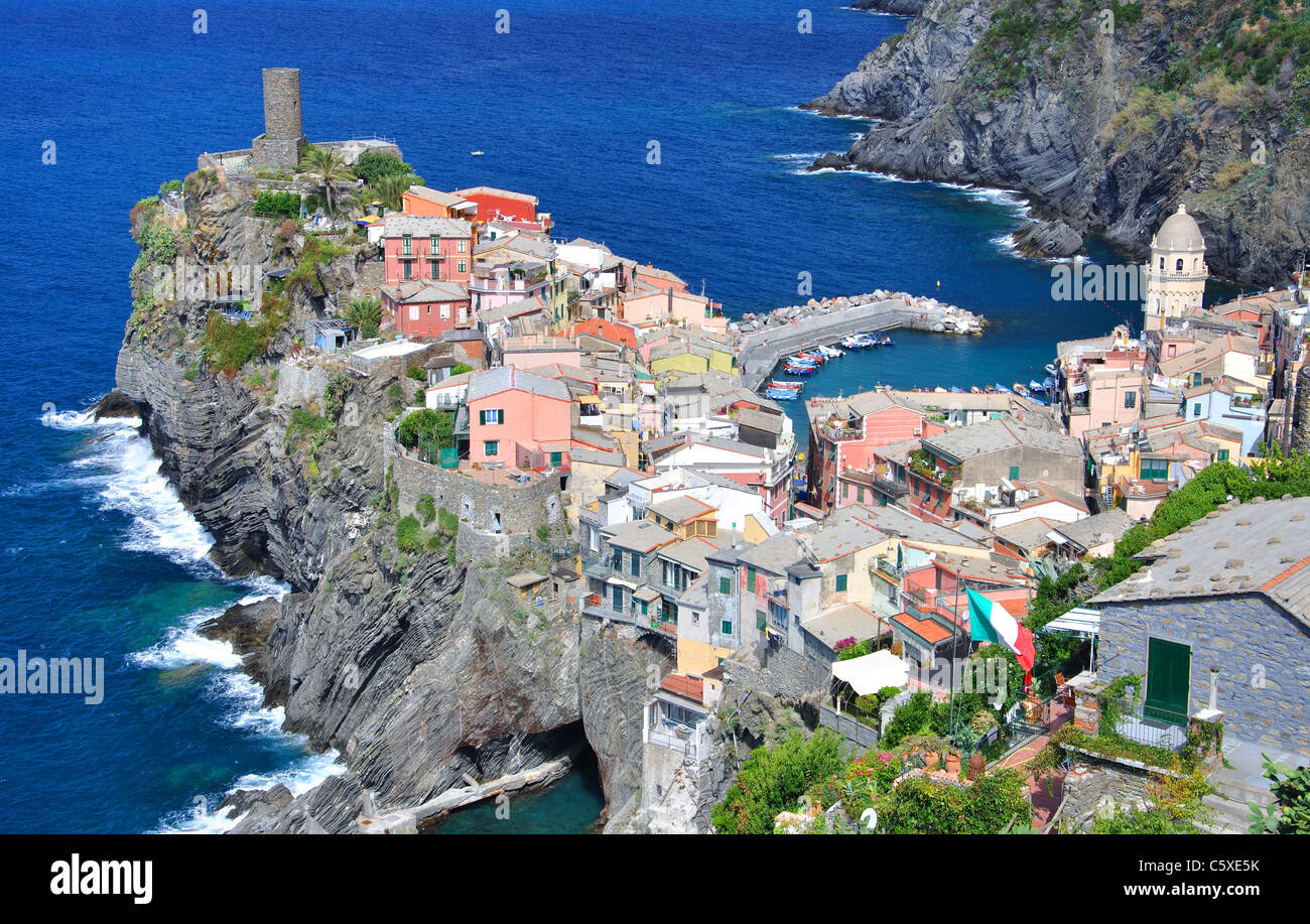 Vernazza Cinque Terre Liguria Italy Europe Stock Photo Alamy