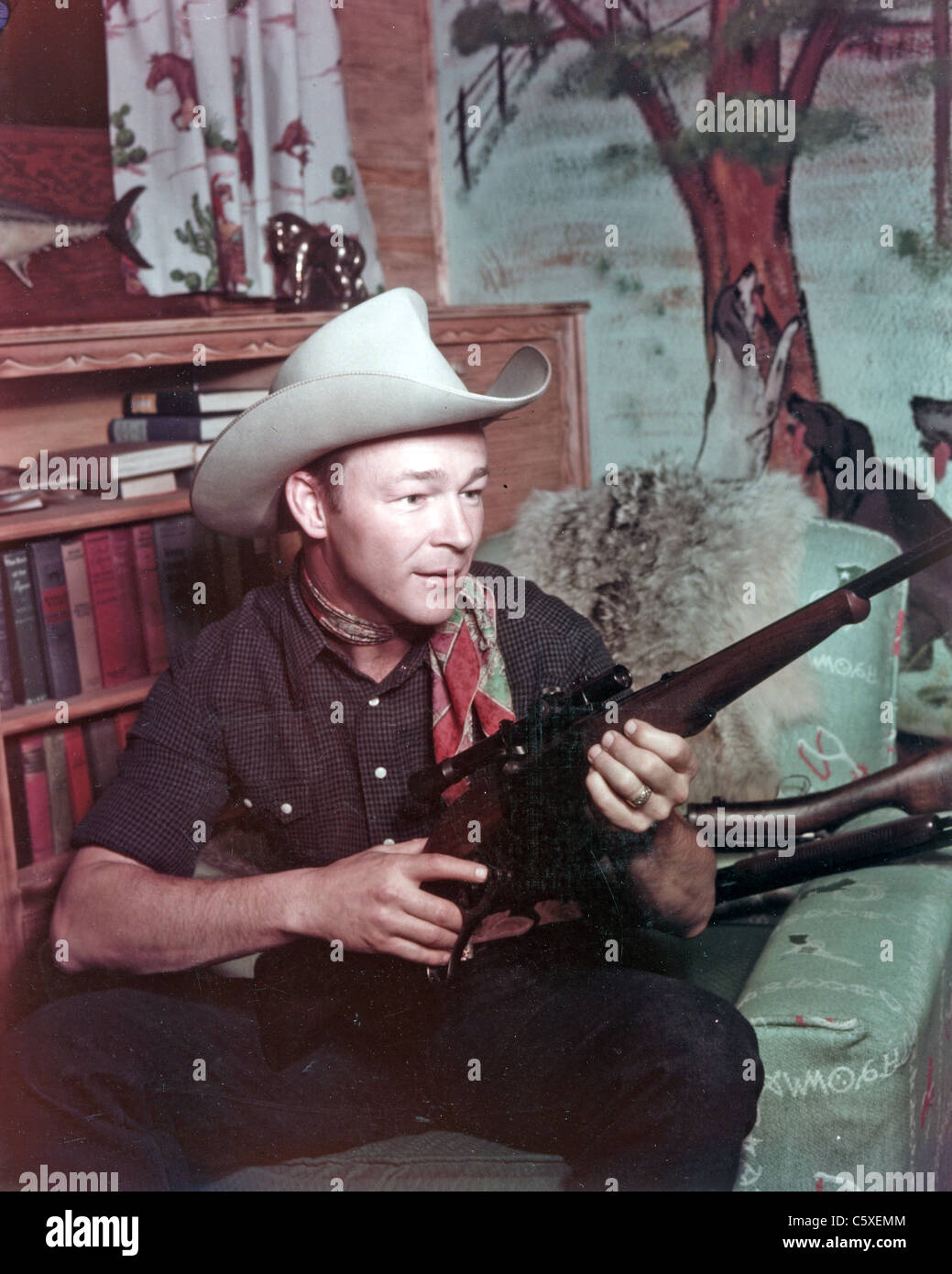 Roy Rivers Singer ROY ROGERS (1911-1998) US singer and cowboy film actor Stock Photo - Alamy