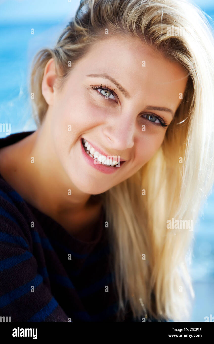 portrait of pretty young woman in her 20s Stock Photo