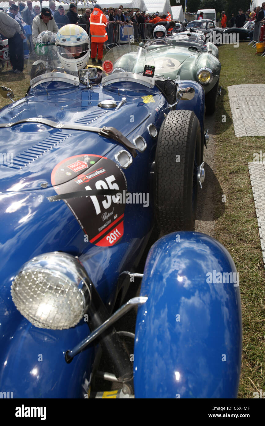 Cholmondeley Castle Pageant of Power. The English built classic Allard J2 sports car at the Cholmondeley Pageant of Power. Stock Photo