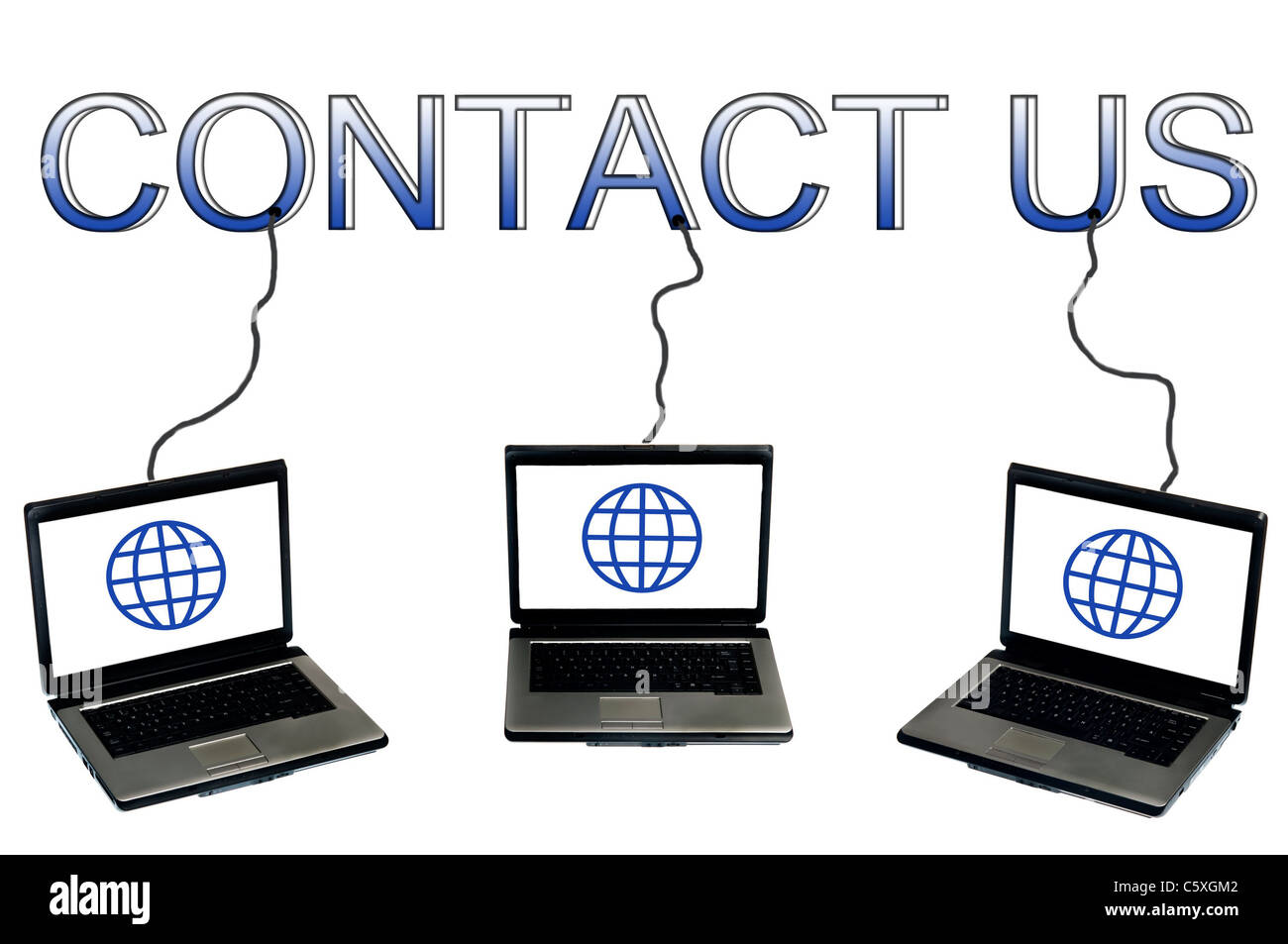 Contact us planet Cut Out Stock Images & Pictures - Alamy