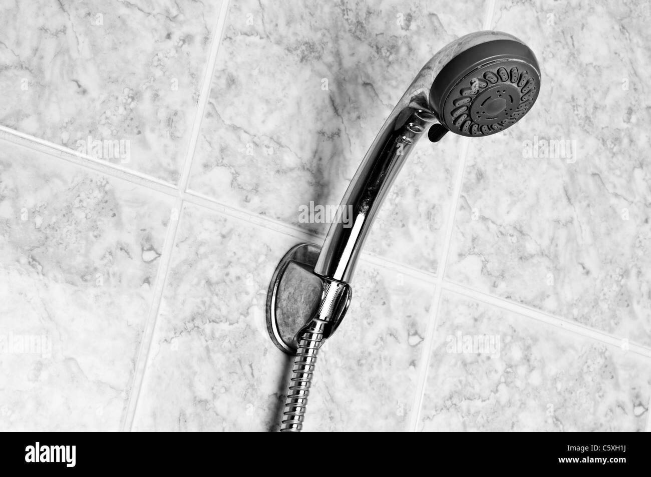 Closeup to an bathroom shower Stock Photo Alamy
