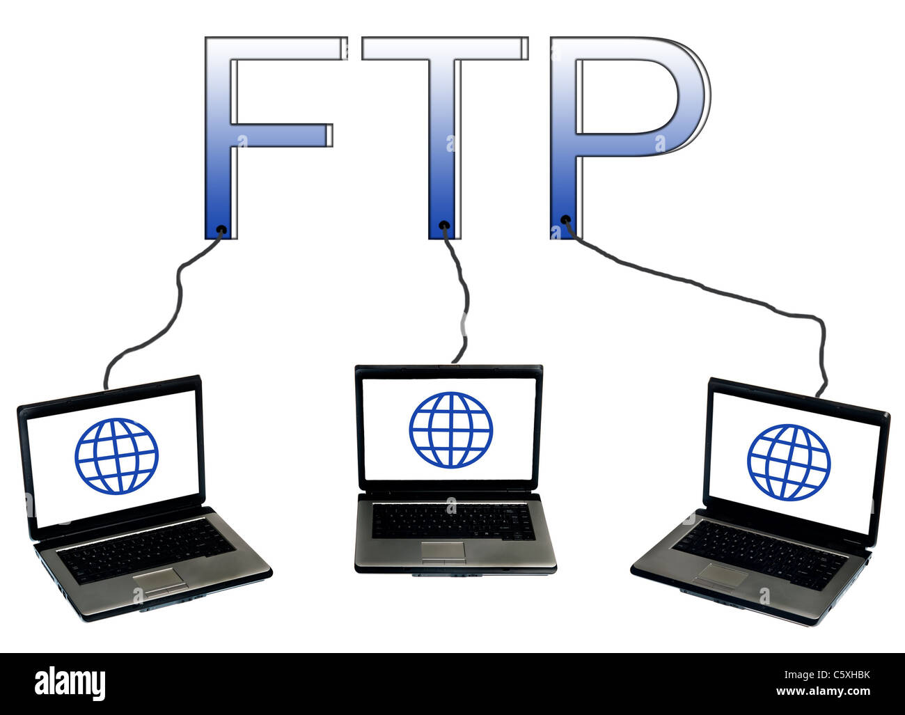 Ftp server background Cut Out Stock Images & Pictures - Alamy