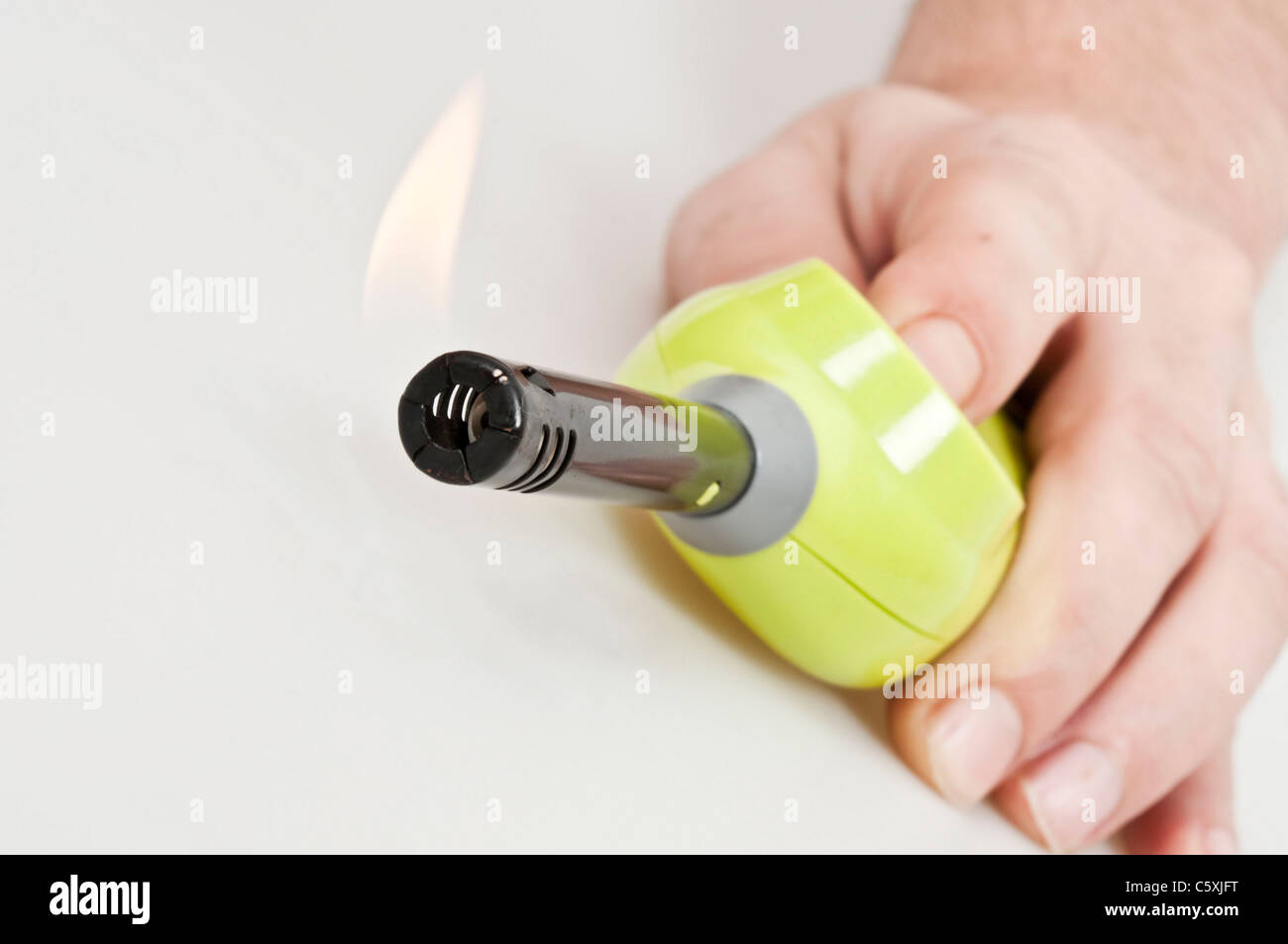 Cooker lighter isolated on white background Stock Photo Alamy