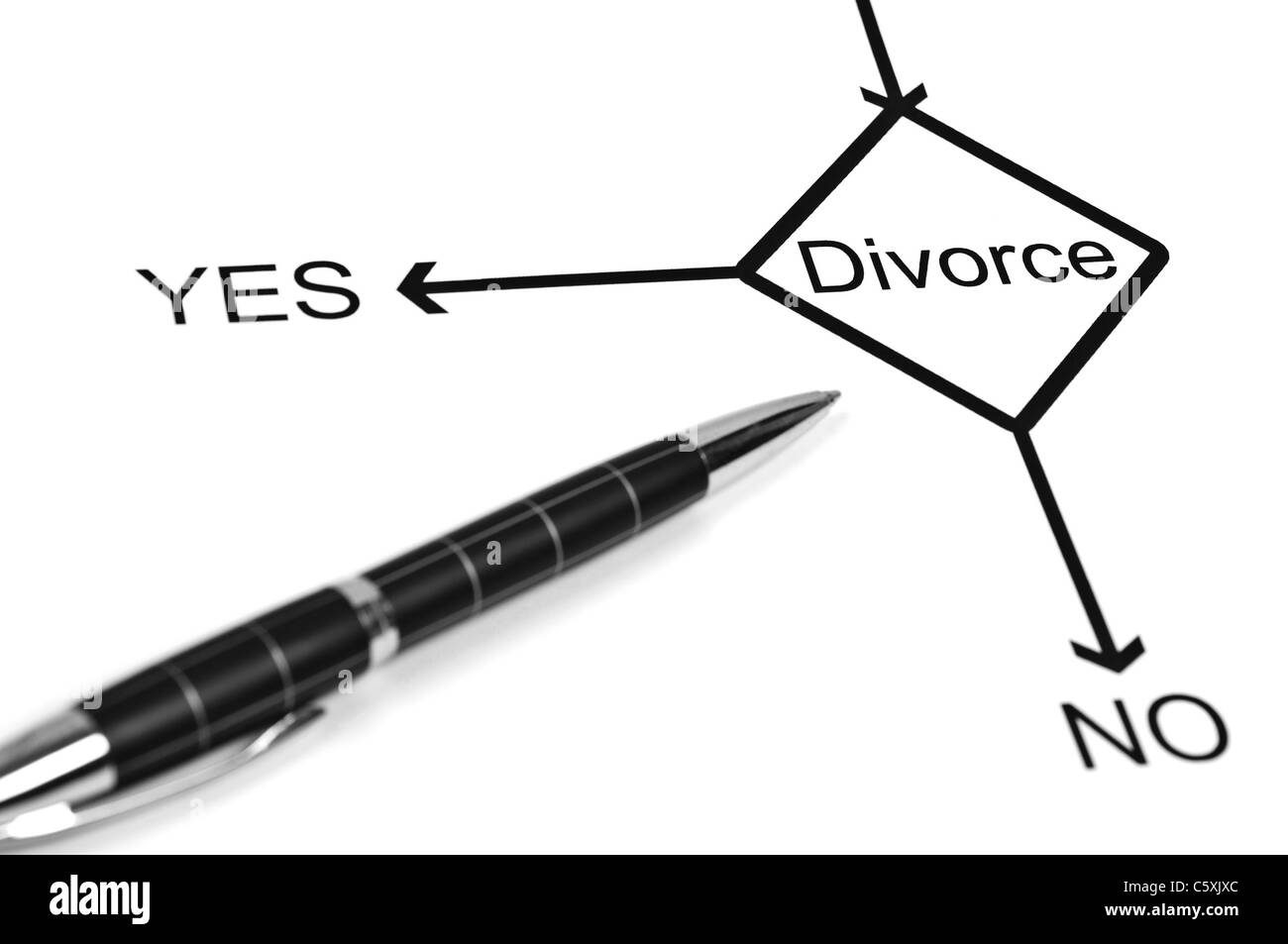 Couple write paper Black and White Stock Photos & Images - Alamy
