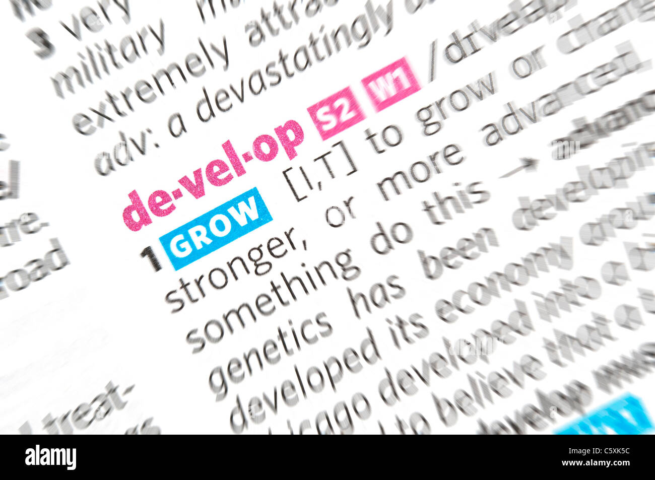 Development text hi-res stock photography and images - Alamy