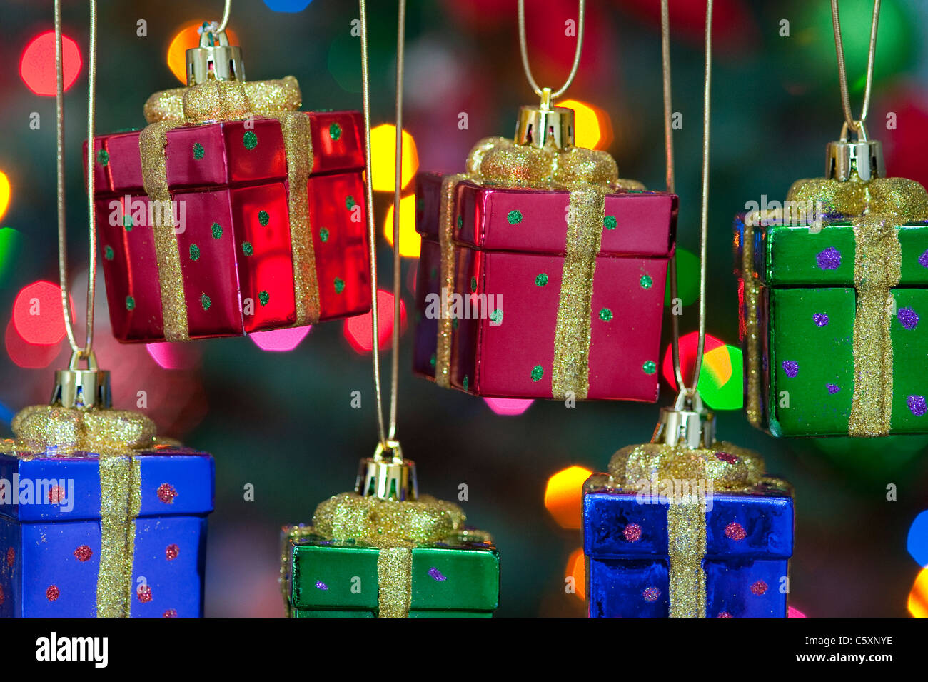 Christmas Present Ornaments 