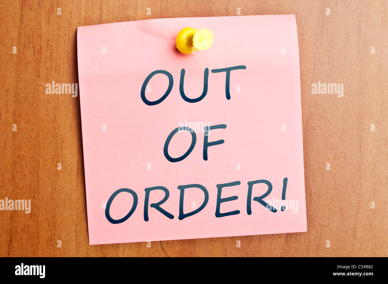 Out of order Stock Photo