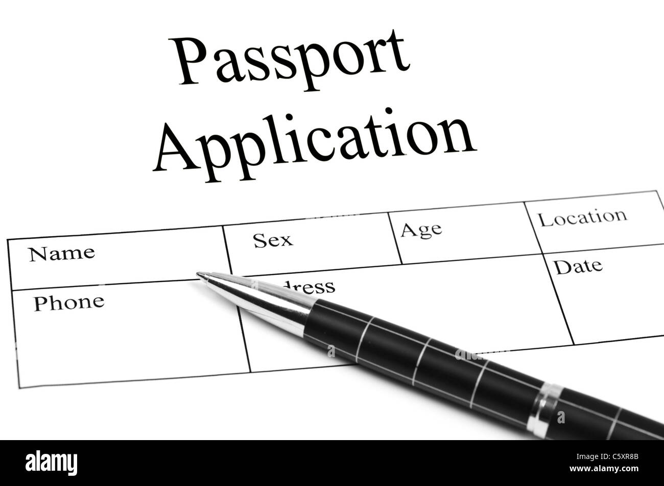 Passport information hires stock photography and images Alamy