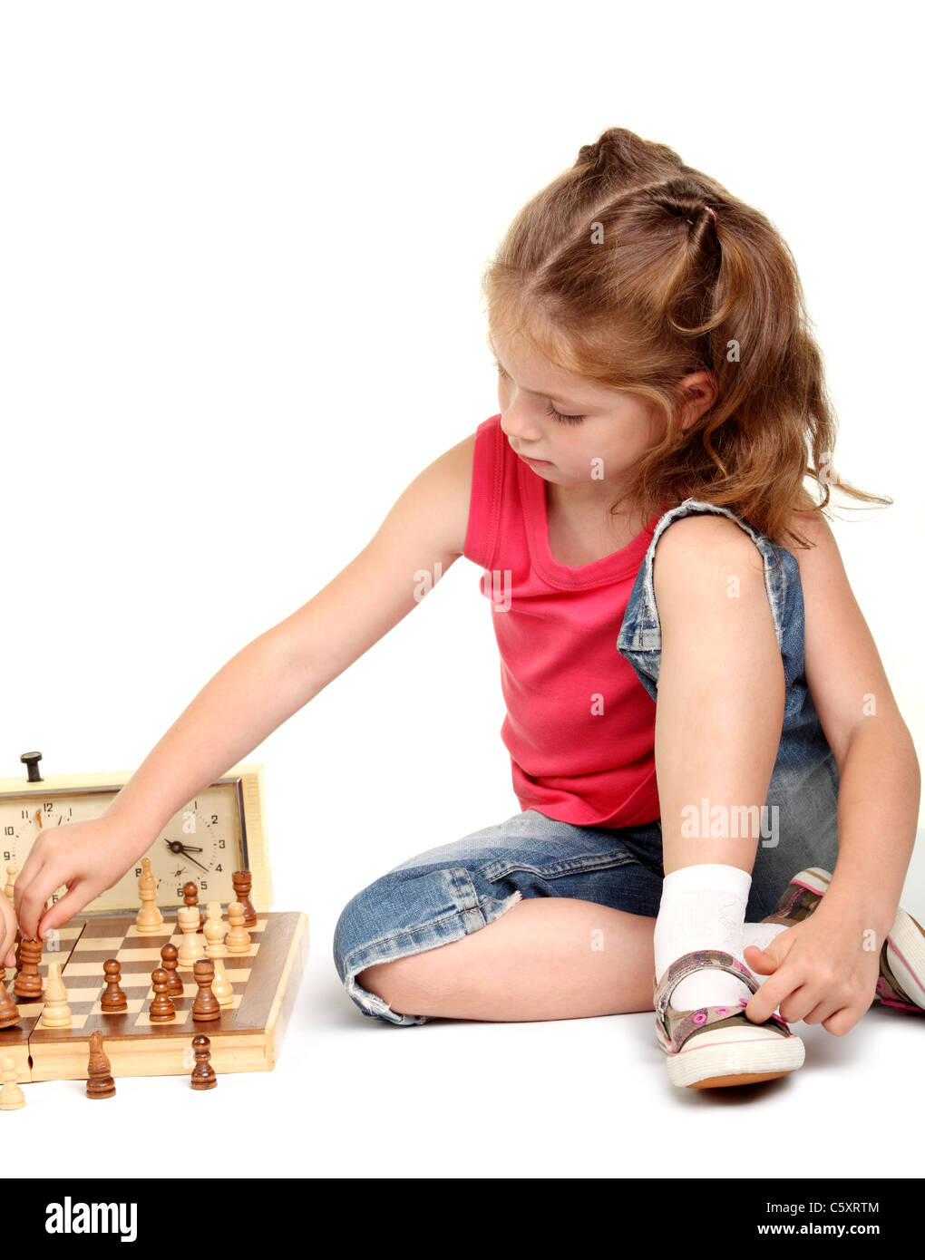 Little Clever Boy Playing Chess Online Stock Photo - Image of monitor,  home: 62046156